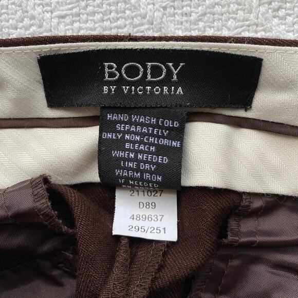 Body by Victoria Brown Linen Blend Bermuda Shorts Classic Preppy Size 4 - Picture 6 of 6